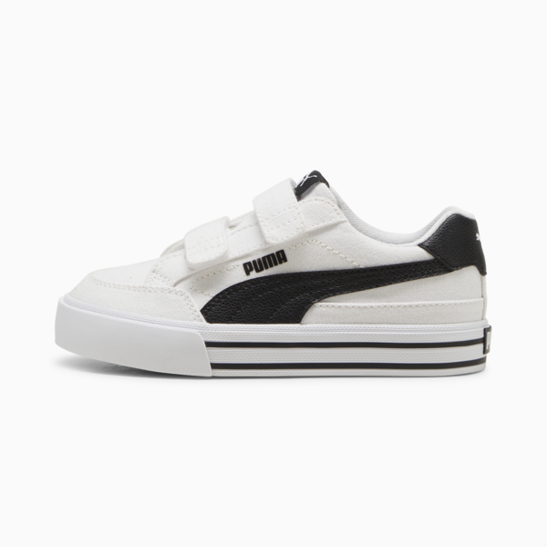 Tenis niños Court Classic Vulc Formstrip, PUMA White-PUMA Black, large-MEX
