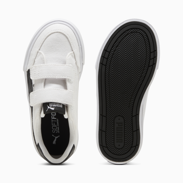 Tenis niños Court Classic Vulc Formstrip, PUMA White-PUMA Black, large-MEX