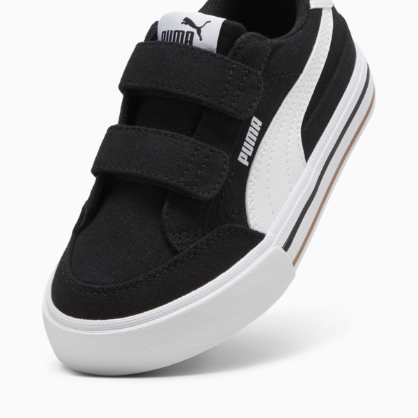 Tenis niños Court Classic Vulc Formstrip, PUMA Black-PUMA White, large-MEX
