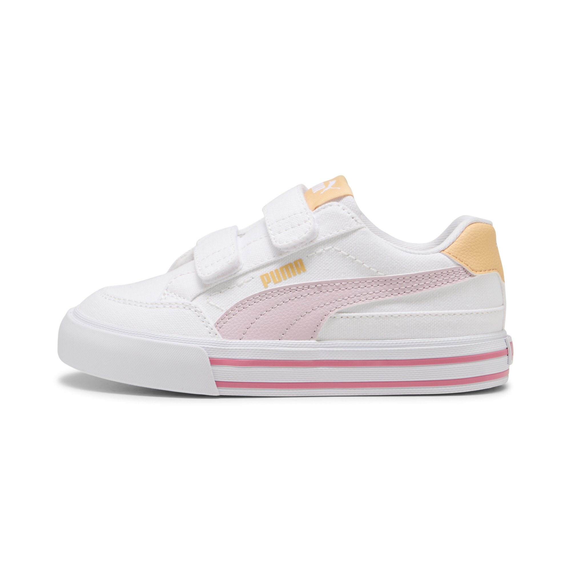 Puma Court Classic Vulc Formstrip Little Kids' Sneakers In White