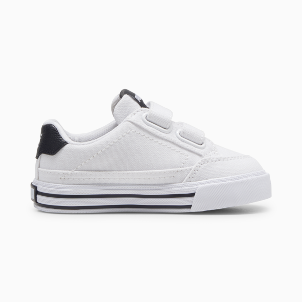 Tenis Court Classic Vulc Formstrip para bebés, PUMA White-PUMA Black, large-MEX