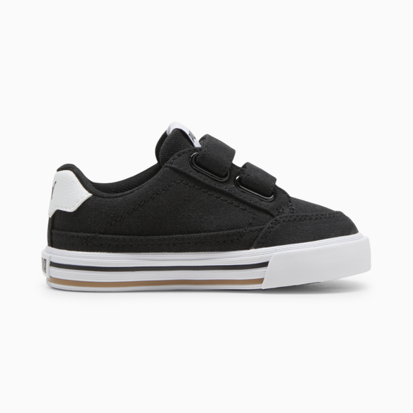Tenis Court Classic Vulc Formstrip para bebés, PUMA Black-PUMA White, large-MEX