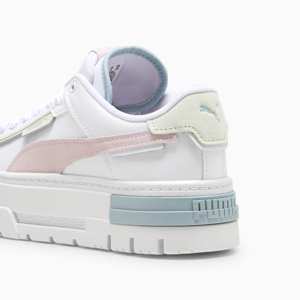 Mayze Crashed Youth Sneakers, PUMA White-Whisp Of Pink, large-ZAF