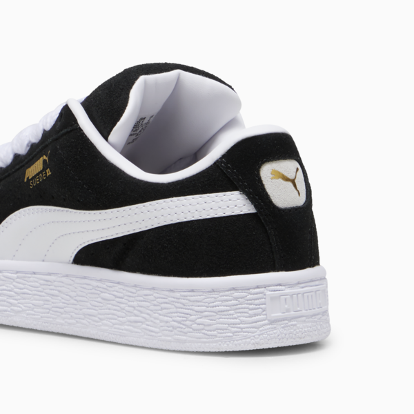Tenis juvenil Suede XL, PUMA Black-PUMA White, large-MEX