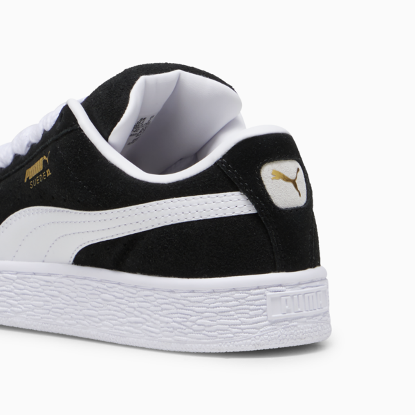 Suede XL Youth Sneakers, PUMA Black-PUMA White, large-ZAF