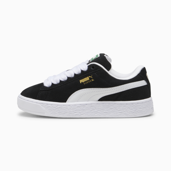 Tenis juvenil Suede XL, PUMA Black-PUMA White, large-MEX