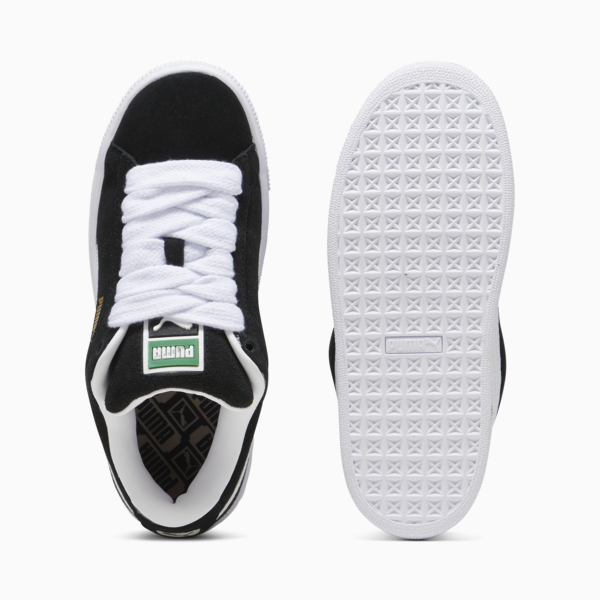 Tenis juvenil Suede XL, PUMA Black-PUMA White, large-MEX