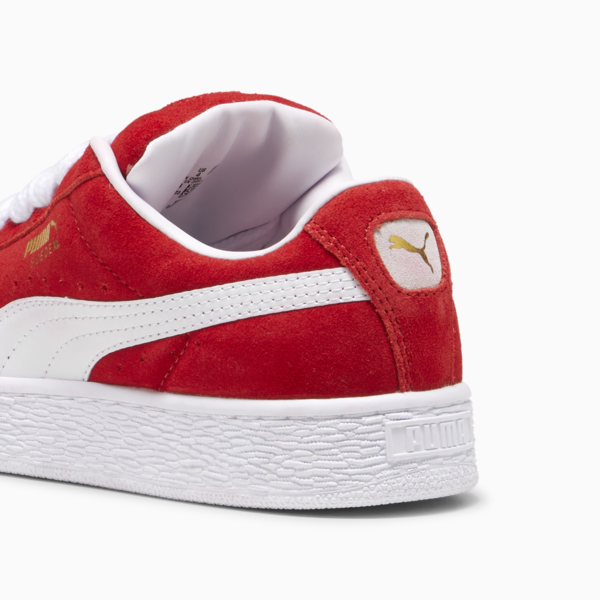 Suede XL Youth Sneakers, For All Time Red-PUMA White, large-ZAF