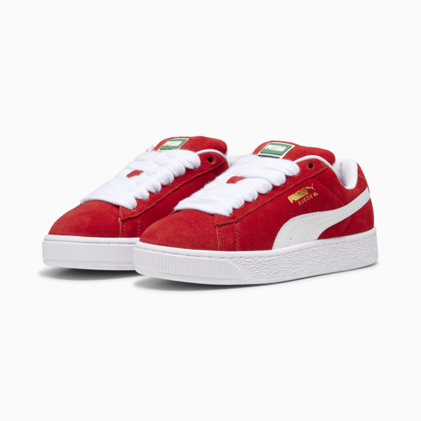 Suede XL Youth Sneakers, For All Time Red-PUMA White, large-ZAF