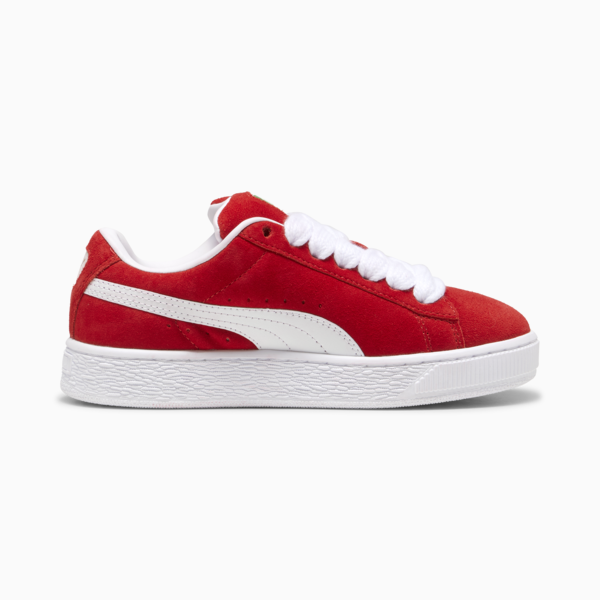 Suede XL Youth Sneakers, For All Time Red-PUMA White, large-MEX