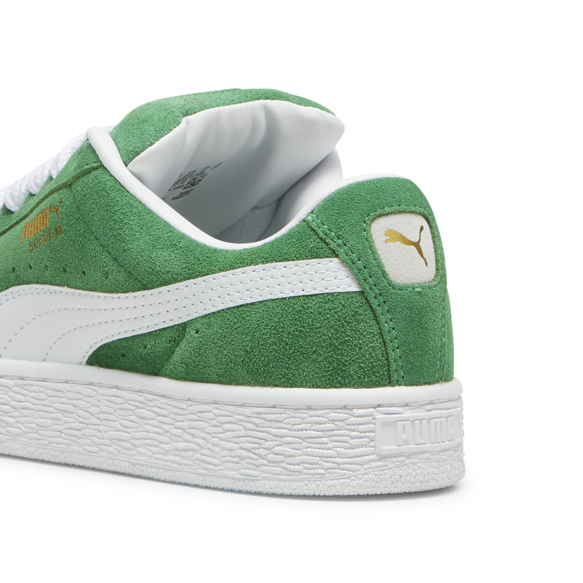 Puma Suede XL Youth Sneakers, Green, Size 35.5, Shoes