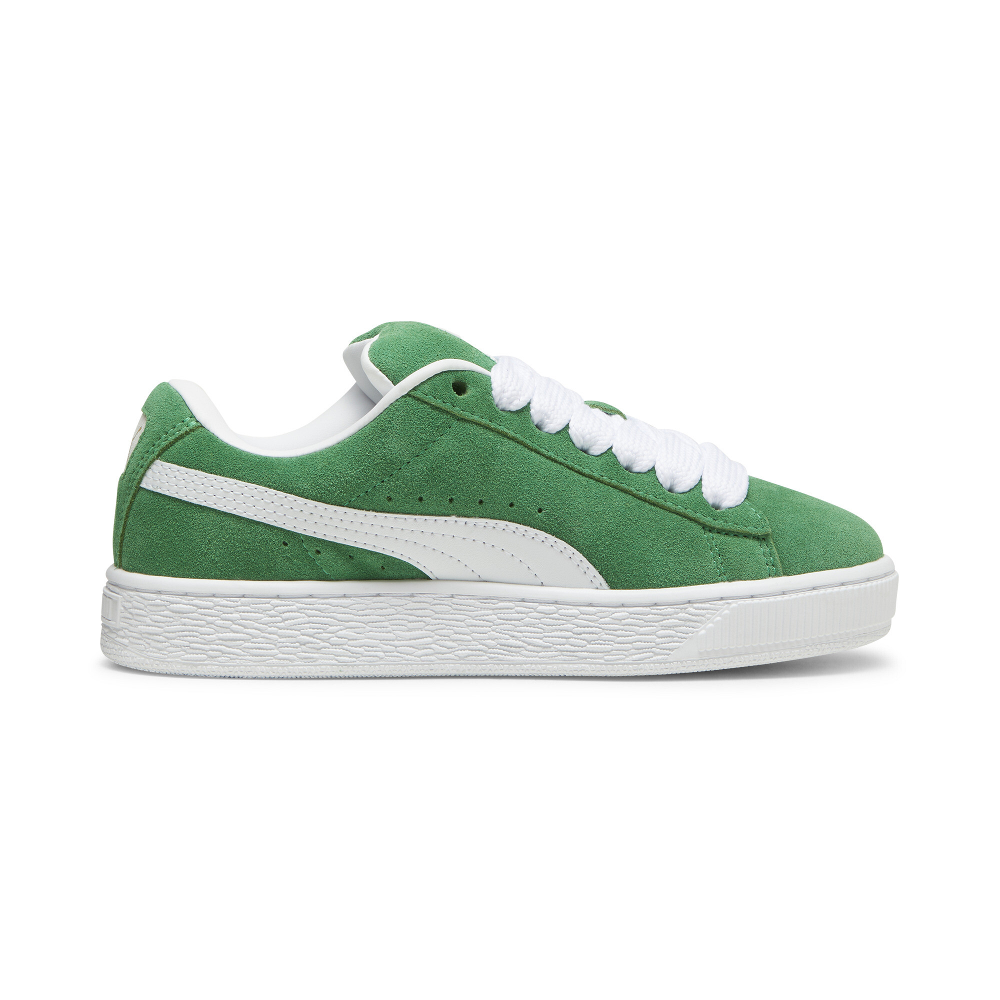 Puma Suede XL Youth Sneakers, Green, Size 35.5, Shoes