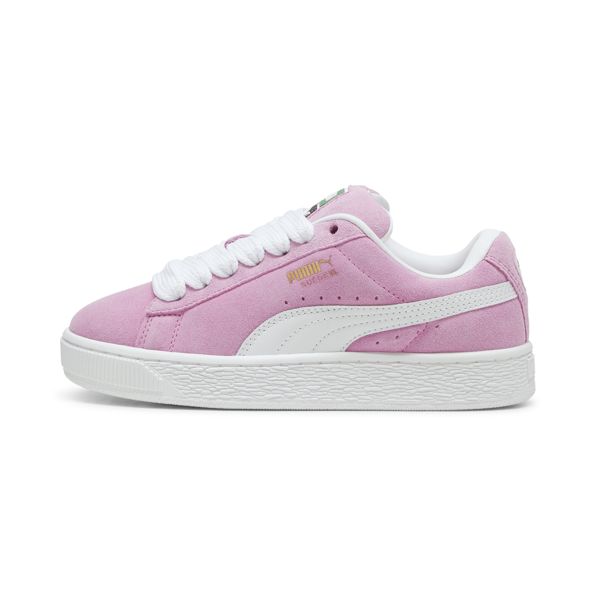 Puma Suede XL Youth Sneakers, Pink, Size 35.5, Shoes