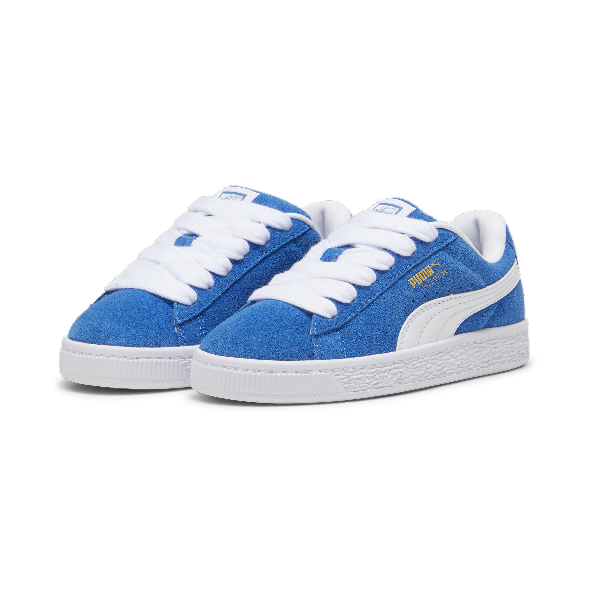 Puma Suede XL Kids' Sneakers, Blue, Size 33, Shoes