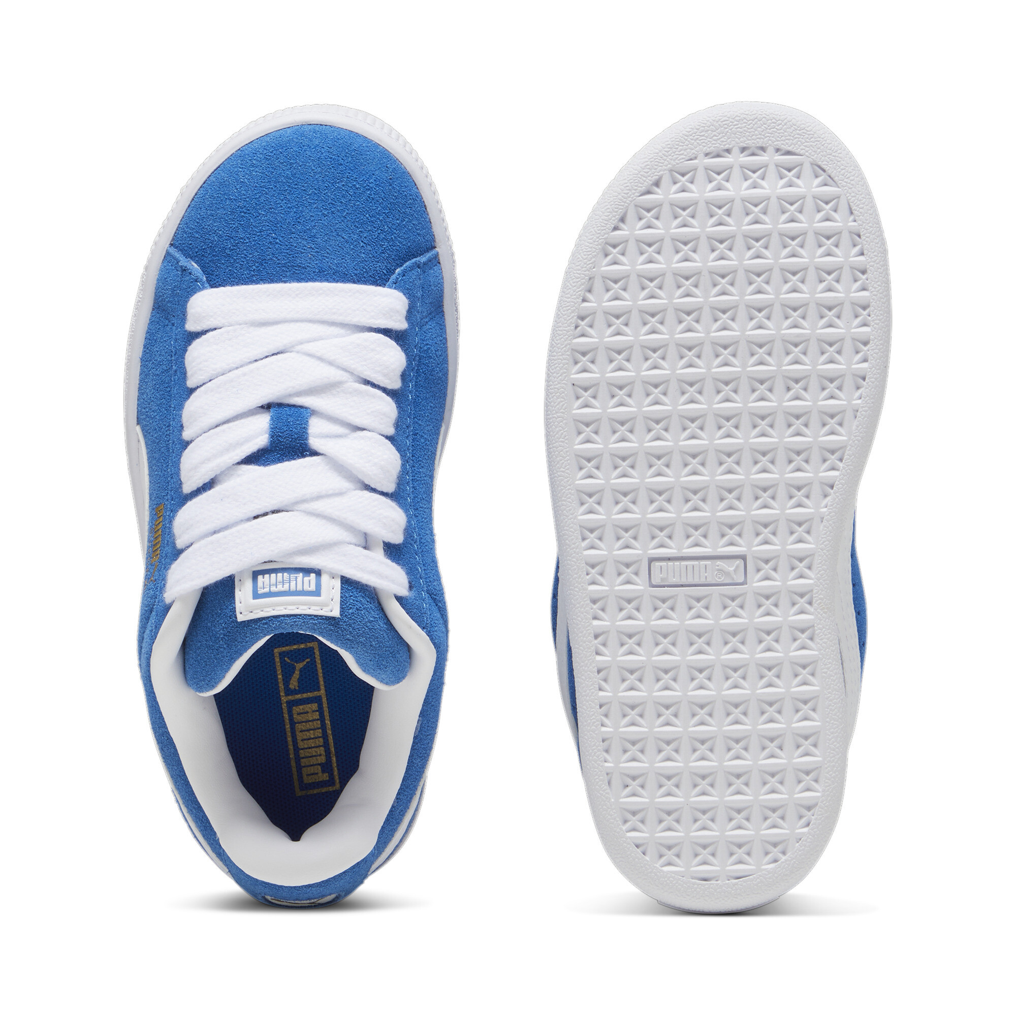Kids' PUMA Suede XL Sneakers In 80 - Blue, Size EU 30