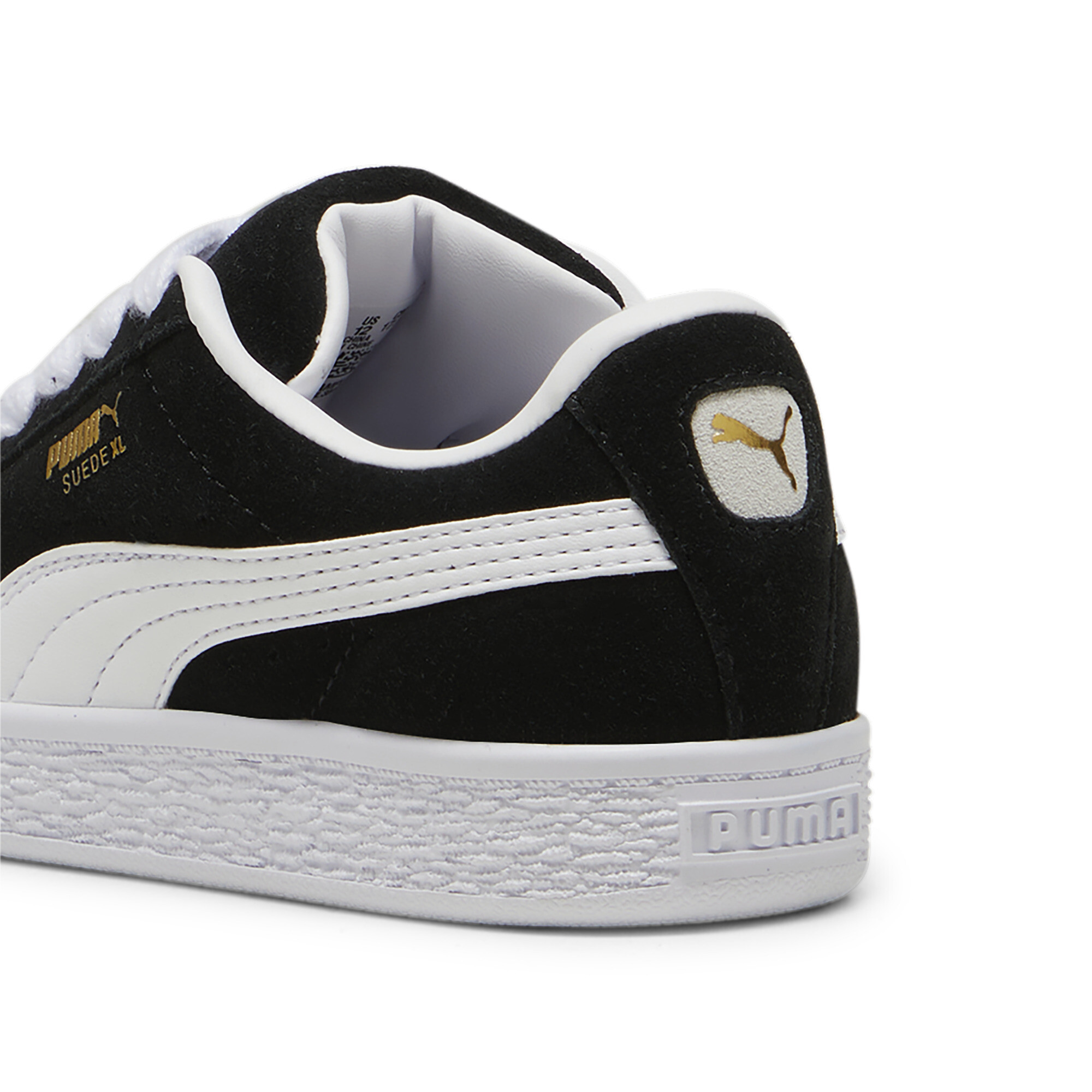 Puma Suede XL Kids' Sneakers, Black, Size 32.5, Shoes