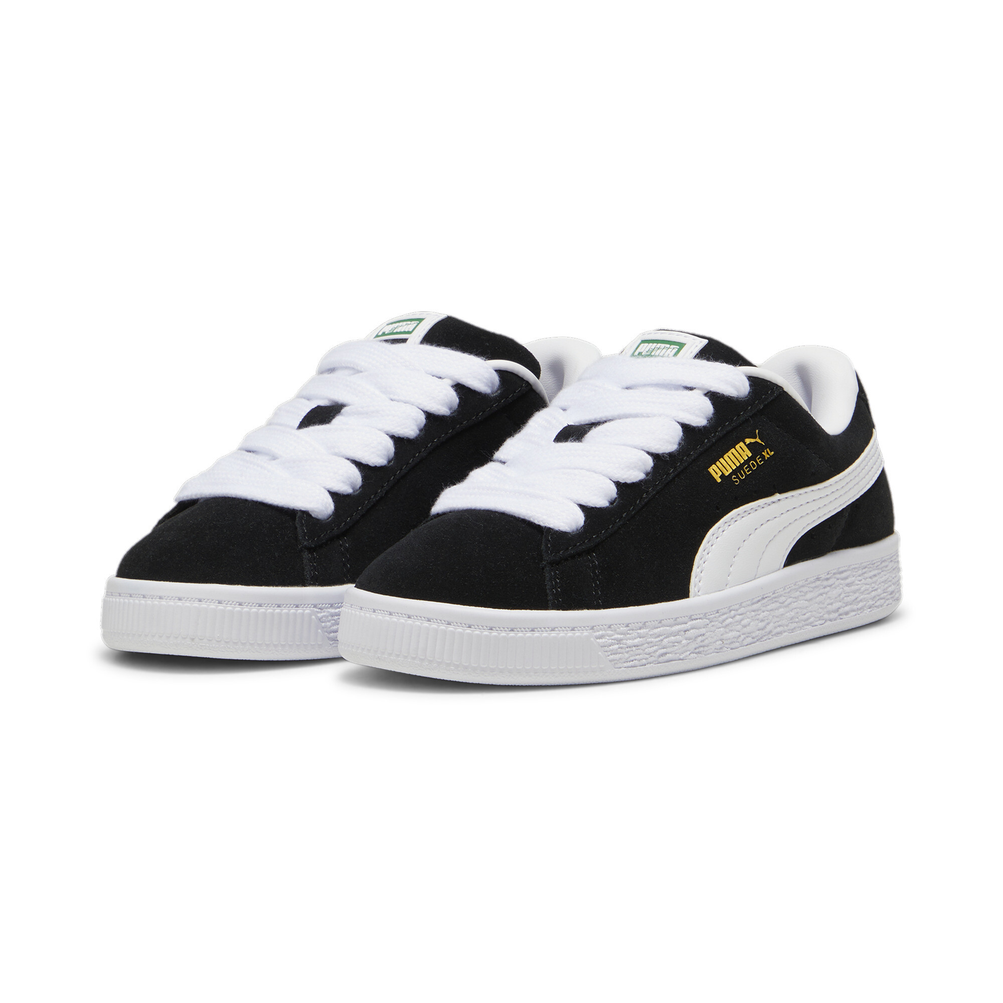 Puma Suede XL Kids' Sneakers, Black, Size 32.5, Shoes