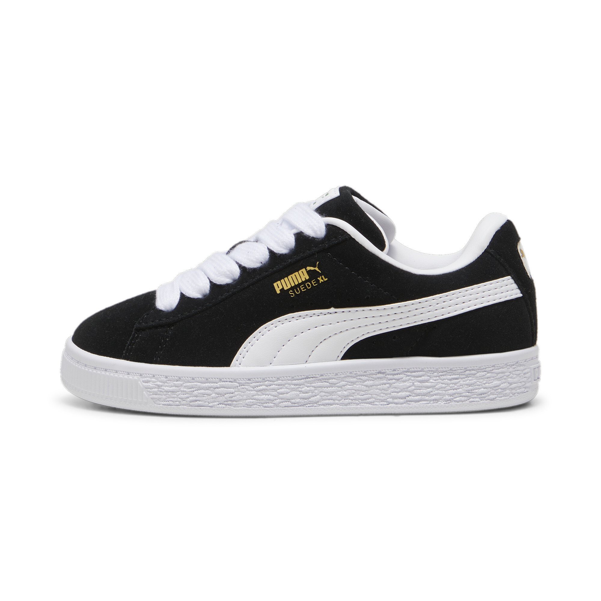 Puma Suede XL Kids' Sneakers, Black, Size 32.5, Shoes