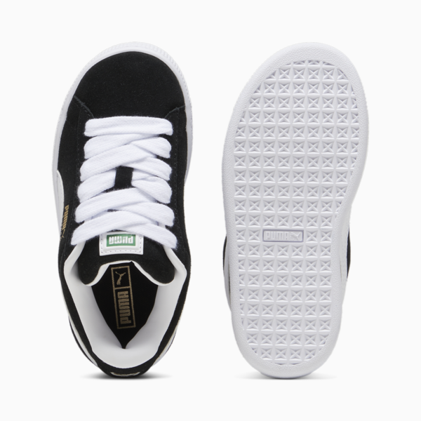 Zapatillas Suede XL para niños, PUMA Black-PUMA White, large-ARG
