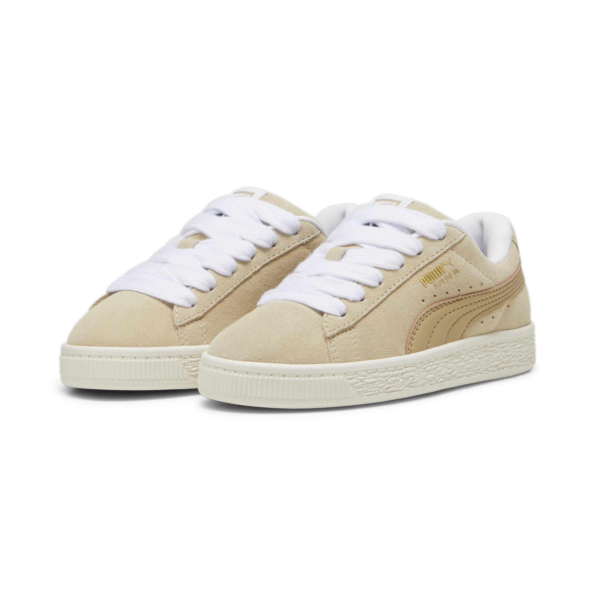 Puma Suede XL Kids' Sneakers, Beige, Size 28, Shoes