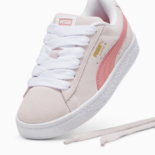 Suede XL Kids' Sneakers, Whisp Of Pink-Passionfruit, large-MEX