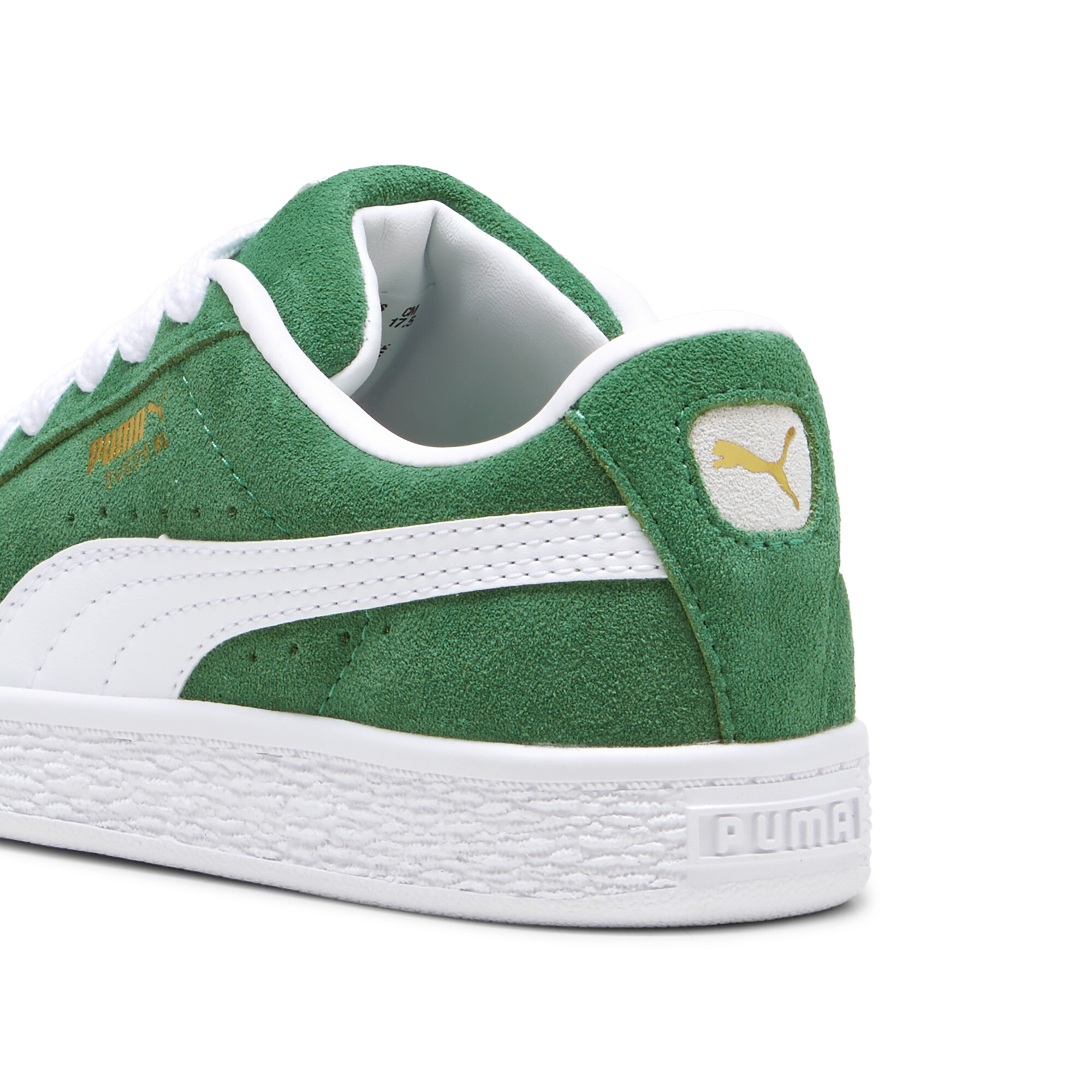 Puma Suede XL Kids' Sneakers, Green, Size 31.5, Shoes