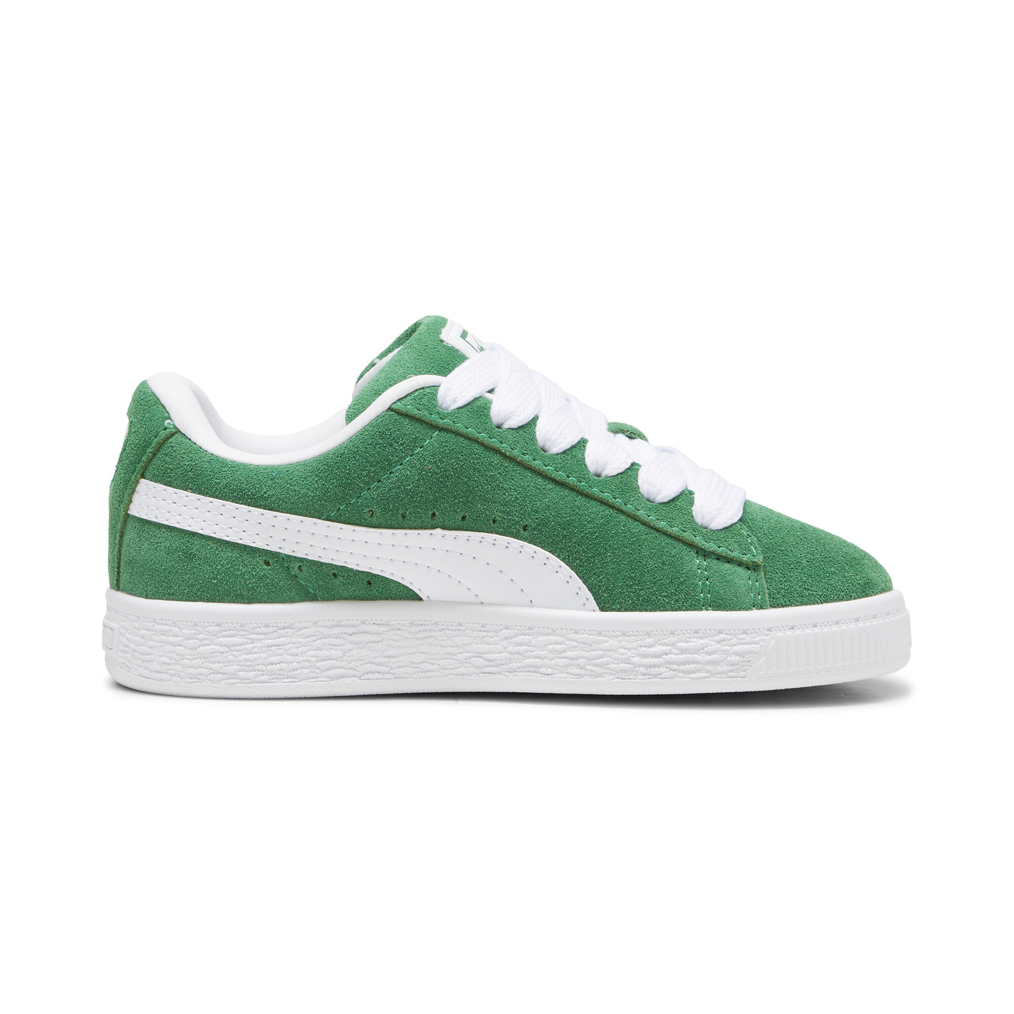 Puma Suede XL Kids' Sneakers, Green, Size 31.5, Shoes