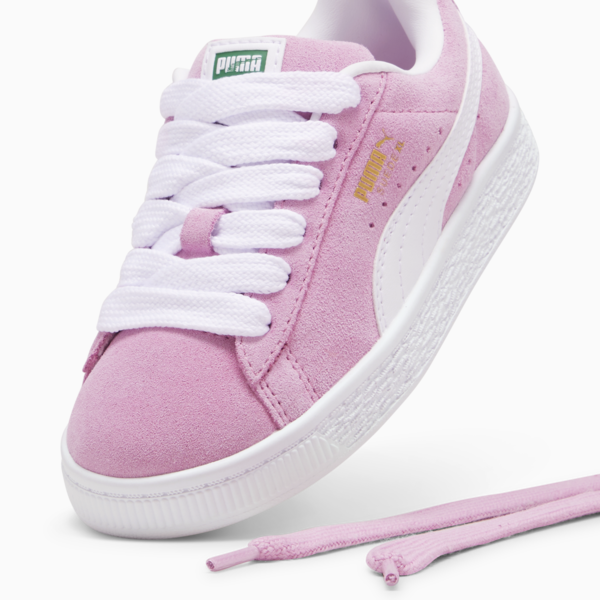 Suede XL Kids' Sneakers, Mauved Out-PUMA White, large-MEX