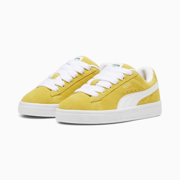 Tenis Suede XL para niños, Fresh Pear-PUMA White, large-MEX