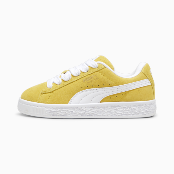 Tenis Suede XL para niños, Fresh Pear-PUMA White, large-MEX
