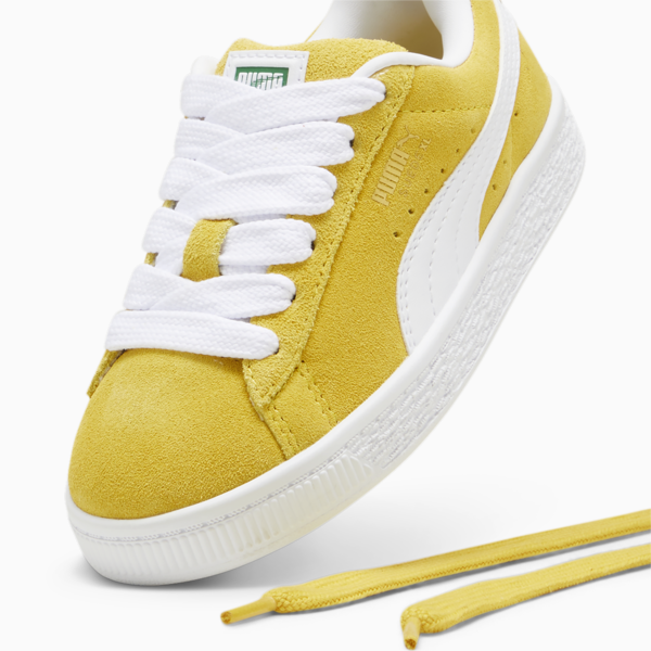 Tenis Suede XL para niños, Fresh Pear-PUMA White, large-MEX