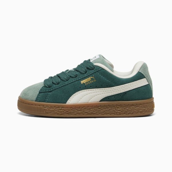 Zapatillas Suede XL para niños, Dark Myrtle-Vapor Gray-Green Moon, large-ARG