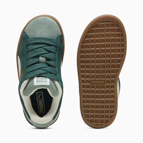 Zapatillas Suede XL para niños, Dark Myrtle-Vapor Gray-Green Moon, large-ARG