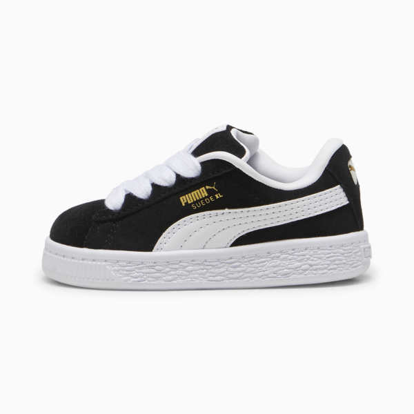 Zapatillas Suede XL para infantes, PUMA Black-PUMA White, large-ARG