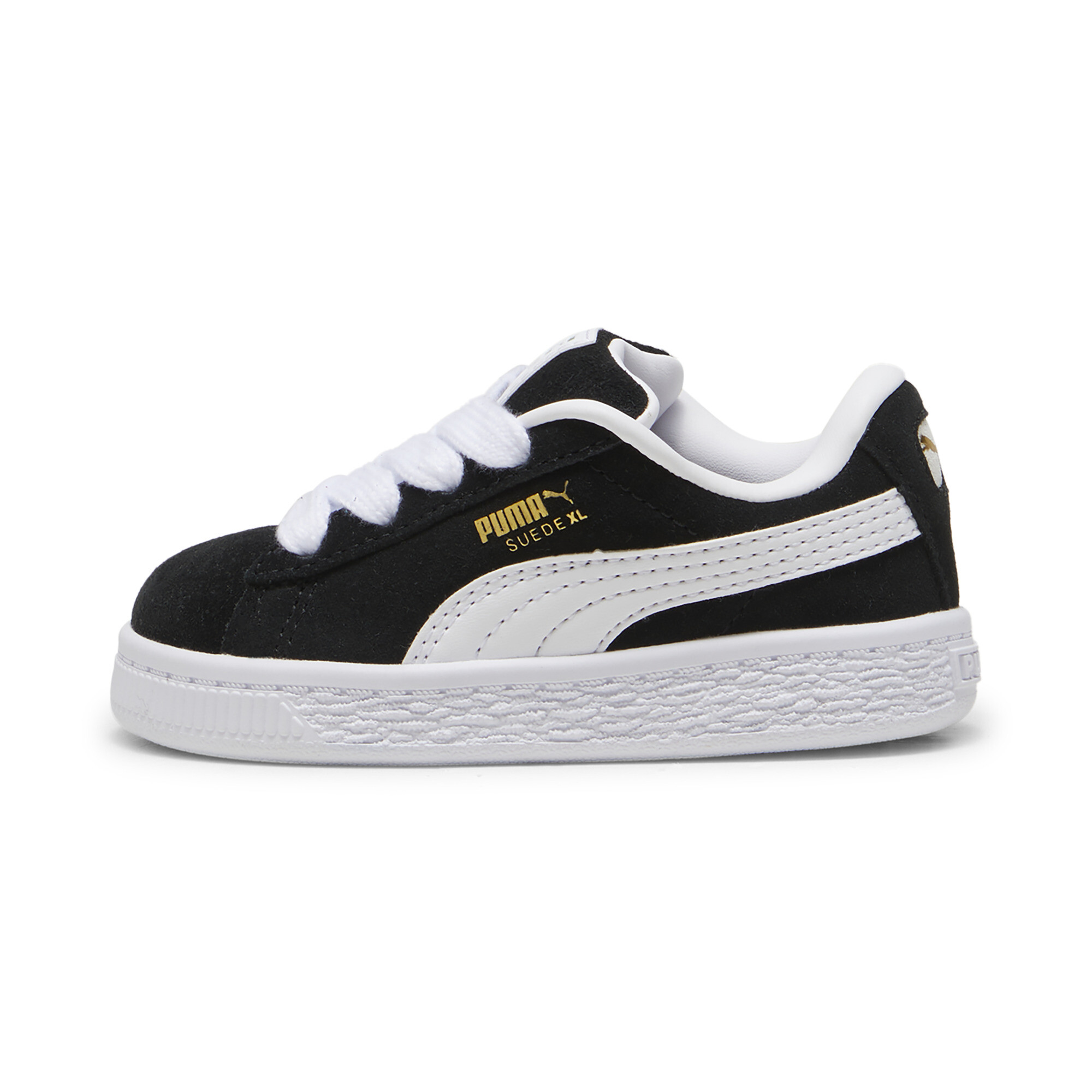 PUMA Suede XL Toddlers' Easy On Sneakers in Black, Size 8