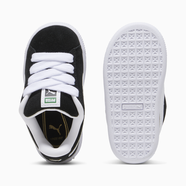 Suede XL Toddlers' Sneakers, PUMA Black-PUMA White, large-MEX