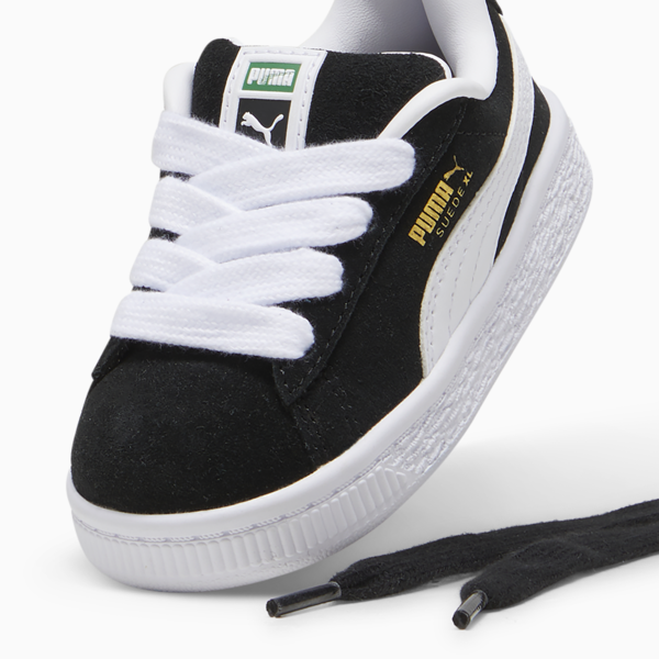 Zapatillas Suede XL para infantes, PUMA Black-PUMA White, large-ARG
