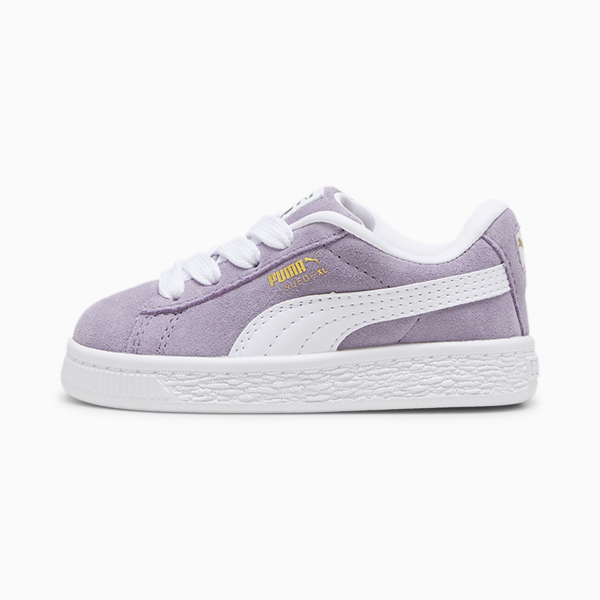 Suede XL Toddlers' Sneakers, Pale Plum-PUMA White, large-MEX