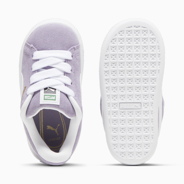 Suede XL Toddlers' Sneakers, Pale Plum-PUMA White, large-MEX