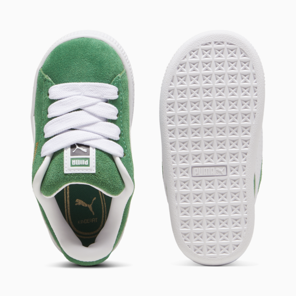 Tenis Suede XL para bebés, Archive Green-PUMA White, large-MEX