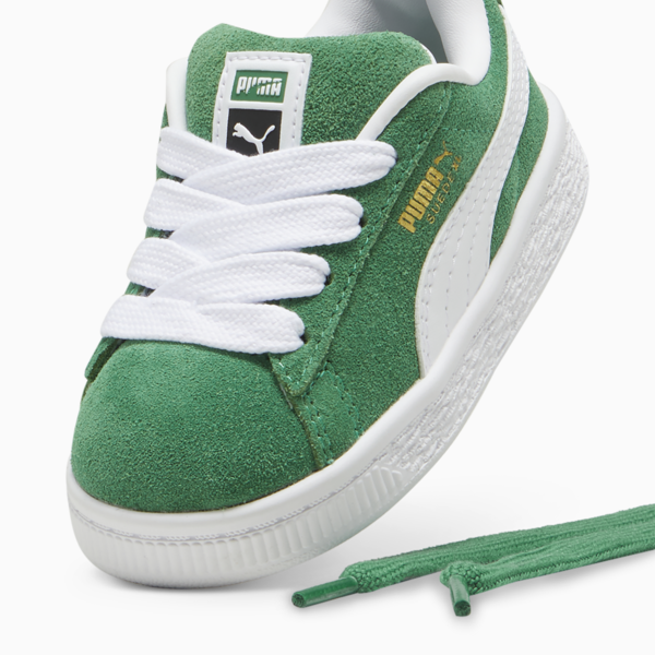 Tenis Suede XL para bebés, Archive Green-PUMA White, large-MEX