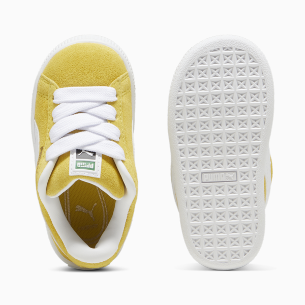 Tenis Suede XL para bebés, Fresh Pear-PUMA White, large-MEX