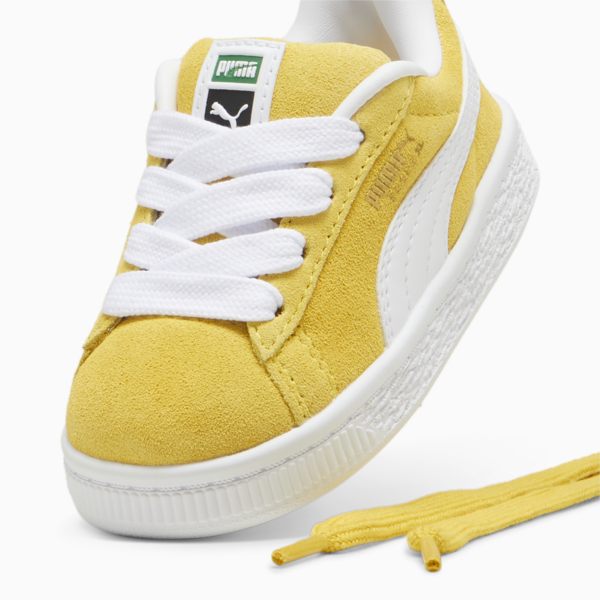 Tenis Suede XL para bebés, Fresh Pear-PUMA White, large-MEX