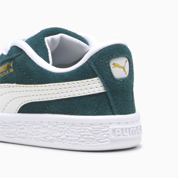 Suede XL Toddlers' Sneakers, Dark Myrtle-Warm White, large-MEX
