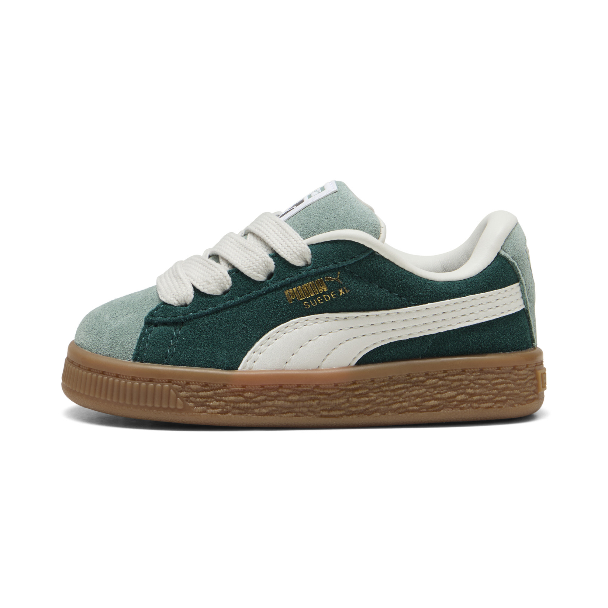 Puma Suede Xl Toddlers' Sneakers In Green