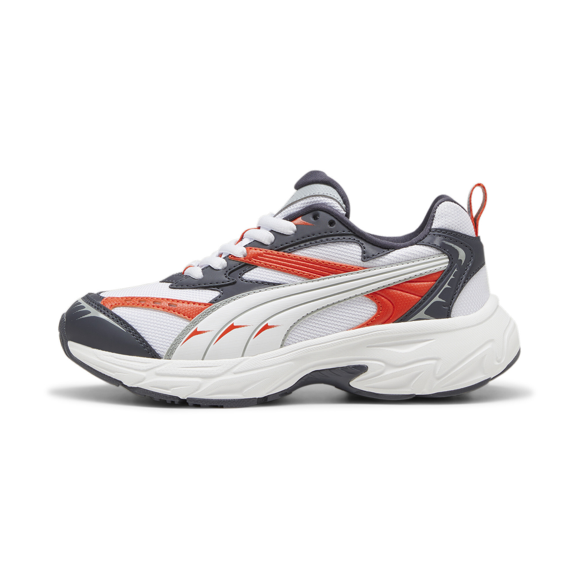 Puma Morphic Techie Sneakers Teenager Schuhe Für Für Kinder | White/Redmazing | Größe: 35.5