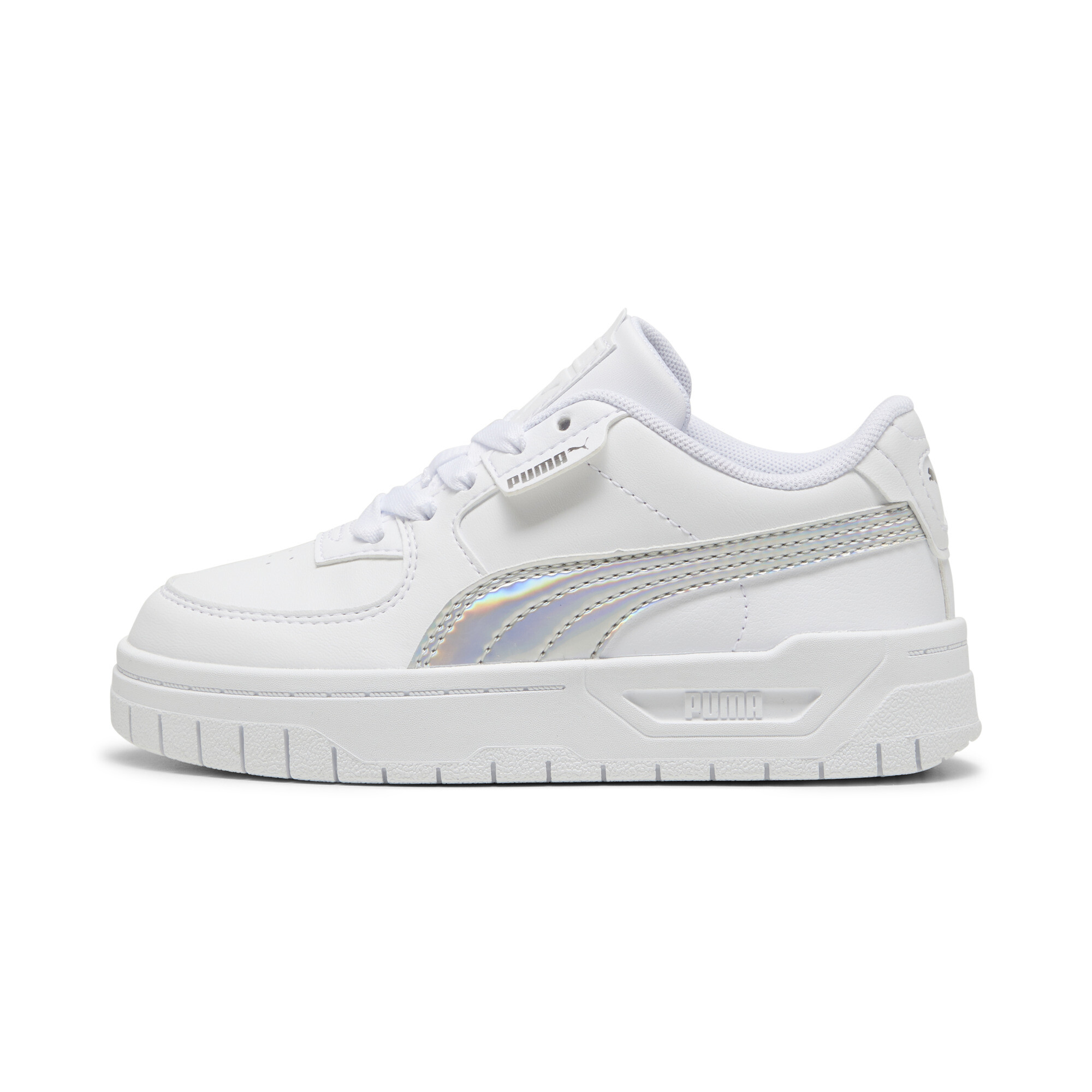 Puma Cali Dream Iridescent Sneakers Kinder Schuhe | White/Silver | Größe: 28