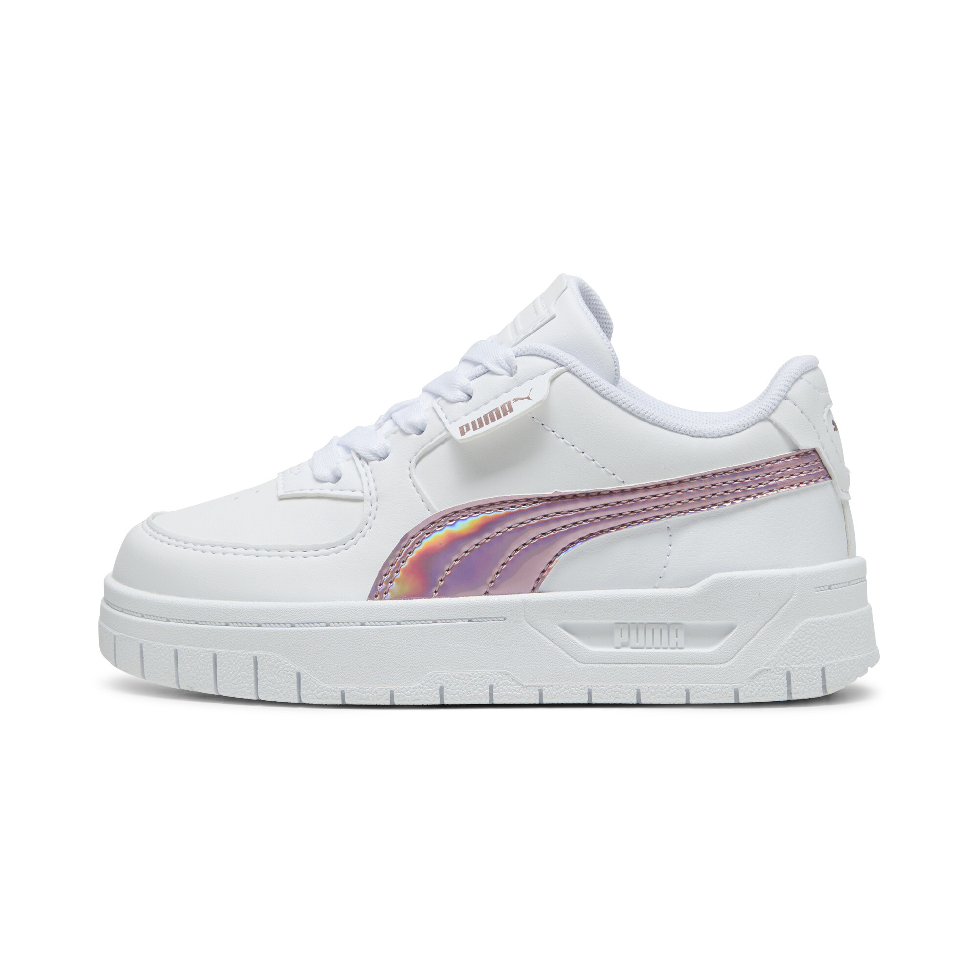 Puma Cali Dream Iridescent Sneakers Kinder Schuhe | White/Rose Gold | Größe: 29