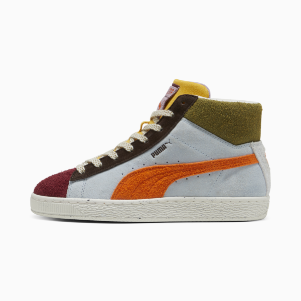 PUMA x lemlem Suede Women's Sneakers, Icy Blue-Cayenne Pepper, large-ZAF