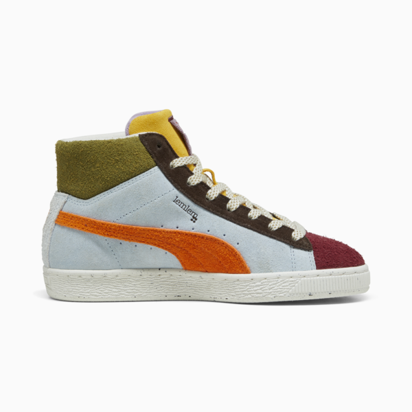PUMA x lemlem Suede Women's Sneakers, Icy Blue-Cayenne Pepper, large-ZAF